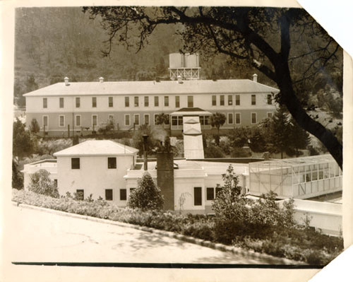 [Detention building at Angel Island immigration station]