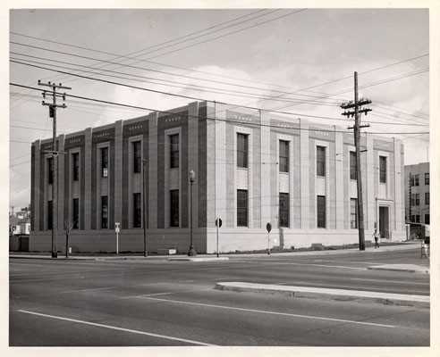 [Pacific Telephone & Telegraph Company building at Alemany Boulevard and Onondaga Avenue]