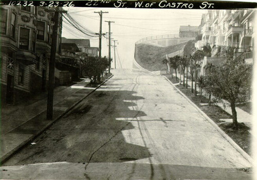 [Twenty-second west of Castro Street]