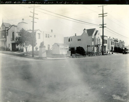 [East side of 19th Avenue, south of Quintara Street]