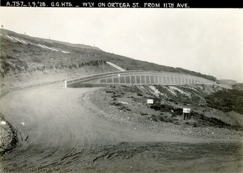 [Golden Gate Heights - westerly on Ortega Street from 11th Avenue]