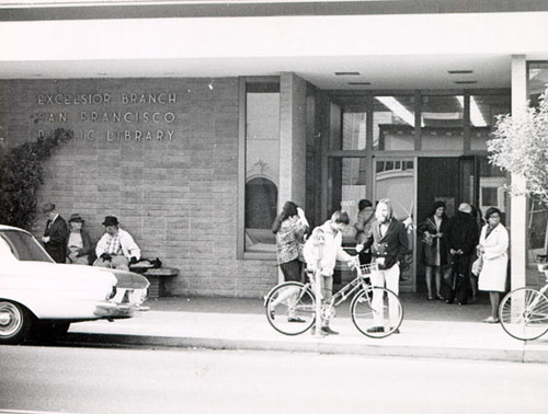 [Front entrance of the Excelsior Branch]