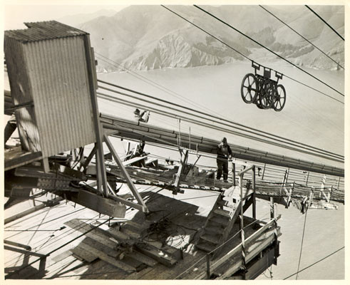 [Construction of the Golden Gate Bridge]