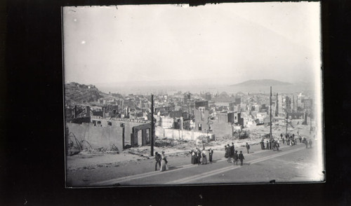 [View of the aftermath of the 1906 earthquake and fire]