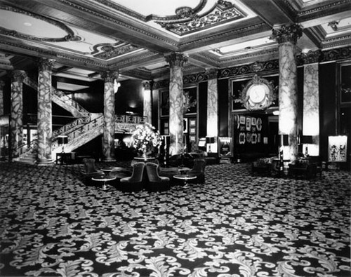 [Lobby of the Fairmont Hotel]