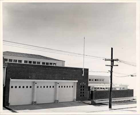 [Exterior of firehouse at 1935 32nd Avenue - Truck Company No. 18]