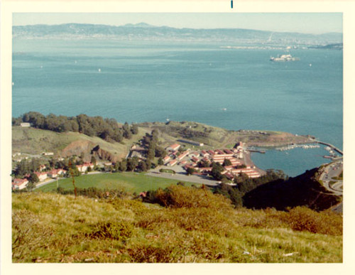 [View of Fort Baker on the northeastern side of the Golden Gate Bridge]