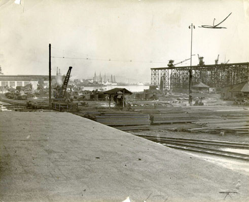 [Bethlehem Steel Company's Union Iron Works shipyard near 16th street]