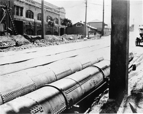 [Pipe installation on San Jose Avenue]