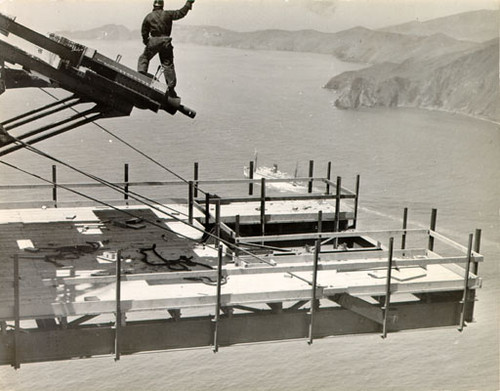 [Construction of the Golden Gate Bridge]