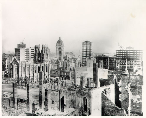 [San Francisco after the 1906 earthquake and fire]