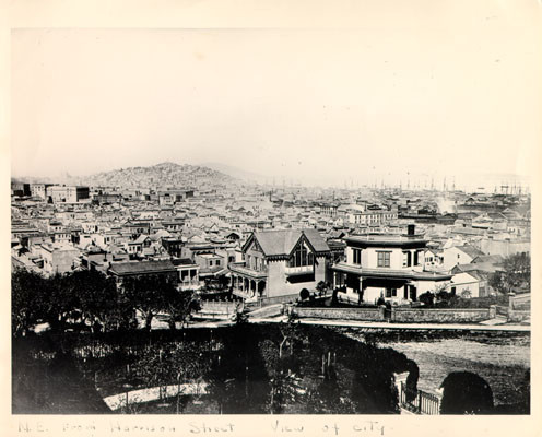 [View of San Francisco looking northeast from Harrison Street]