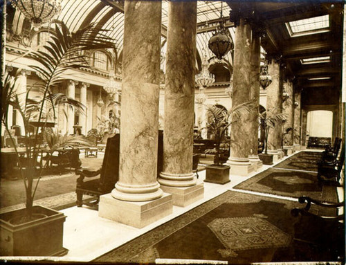 [Interior of Palace Hotel]