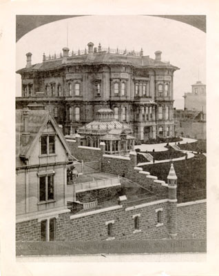 Residence of Gov. Stanford, Nob Hill, S. F.