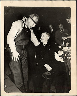 [Samuel Conrad and Joseph E. Strauss at Golden Gate Bridge Fiesta]