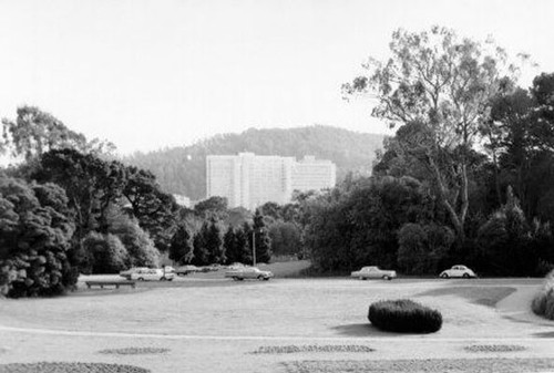 [Sutro Heights taken from front of Conservatory, Golden Gate Park]