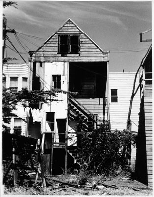 [Back of Telegraph Hill residence]