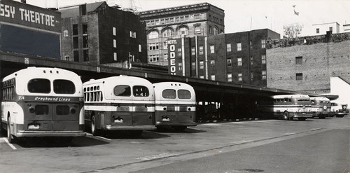 [Greyhound bus depot on 7th Street]