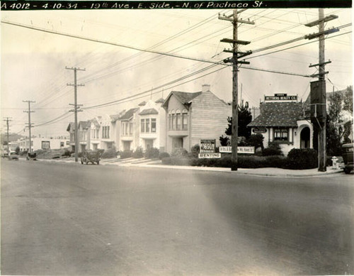 [East side of 19th Avenue, north of Pacheco Street]