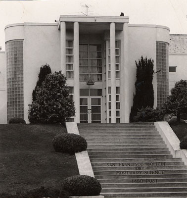 [San Francisco College of Mortuary Science on 1450 Post Street]