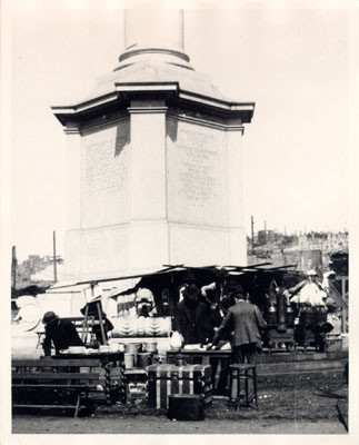 [Refugees in Union Square Park]