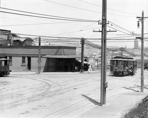 [Street car at Bryant and 16th Street]