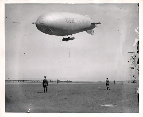 [Army blimp at Crissy Field]