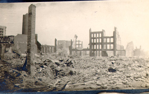 [View of South of Market from 1st and Market streets]