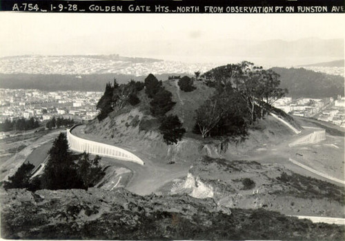 [Golden Gate Heights, north from Observation Point on Funston Avenue]