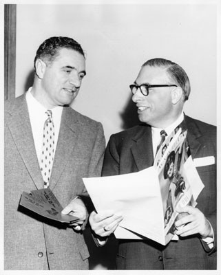 [Mayor George Christopher and Cyril Magnin]