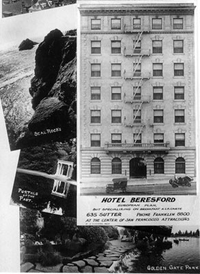 [Hotel Beresford located at 635 Sutter street]