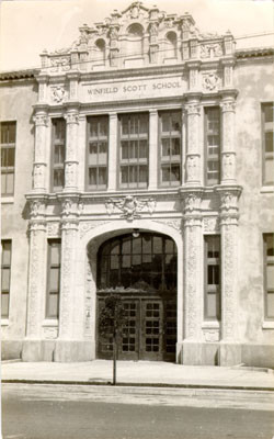 [Exterior of Winfield Scott School] — Calisphere