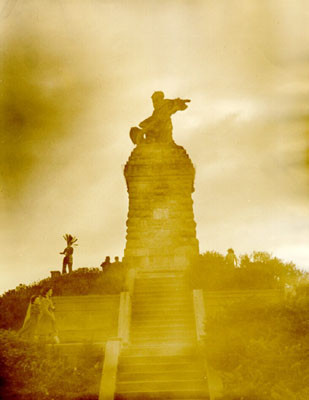 ["Triumph of Light" monument on Mt. Olympus in San Francisco]