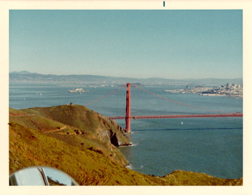 [View of the Golden Gate Bridge taken from Marin County on the western side of the bridge, looking southeast]