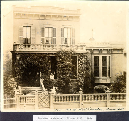 Donohoe residence. Rincon Hill. 1864