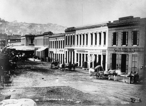 California Street in 1856