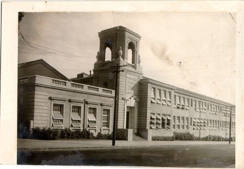 [Exterior of Sanchez School]