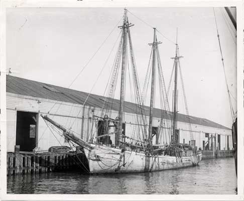 [3-masted schooner "Coal Harbor"]