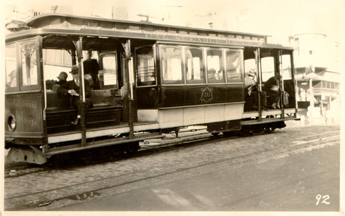 [California Street R. R. Company cable car] — Calisphere