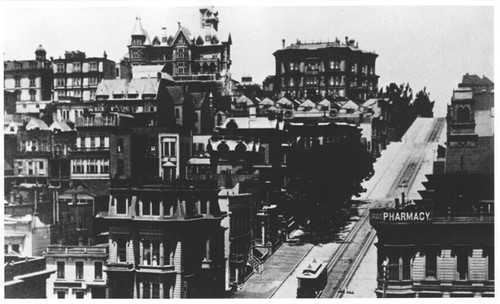 [Leland Stanford mansion, Powell and California streets]