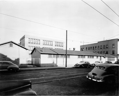 [Exterior of John Swett School]