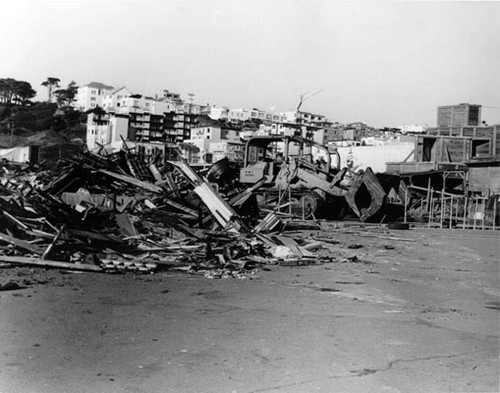 [Demolition of Playland at the Beach]