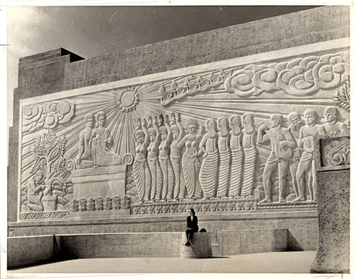 [Bas relief 'Dance of Life' by sculptor Jacques Schnier, Golden Gate International Exposition on Treasure Island]