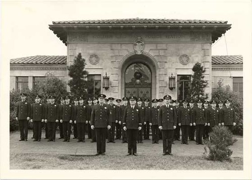 [Police Academy class at Golden Gate Park Police Station]