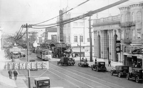 [Clement Street, looking east from 9th Avenue]