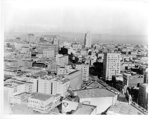 [View of San Francisco from Empire Hotel, looking east]