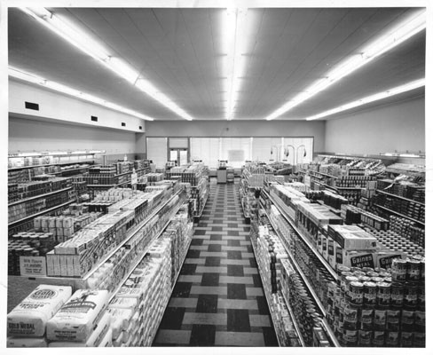 [Interior of a Safeway grocery store]