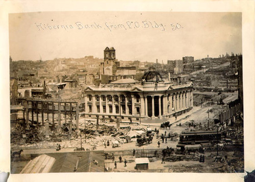 Hibernia Bank, from P. O. Bldg.