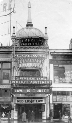 [Exterior of Empress theater]