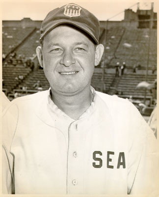 [San Francisco Seals catcher Bruce Ogrodowski]